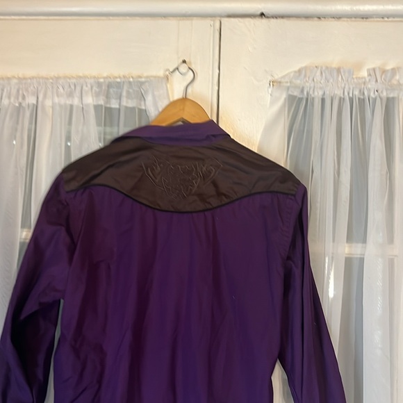 Christian Lacroix Western Embroidered Shirt Men’s Size 44/17.5” Neck Multi Color - Picture 10 of 11